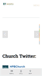 Mobile Screenshot of hpbchurch.org